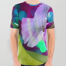 3d peace dove All Over Graphic Tee