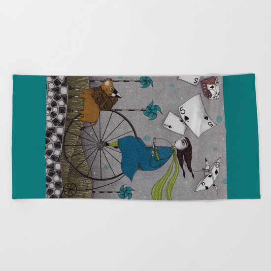 I Follow the Wind Beach Towel