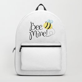 Bee Mine Backpack | Comic, Cartoon, Bumblebee, Nature, Illustration, Giftforher, Anniversarygift, Bemine, Iloveyou, Drawing 