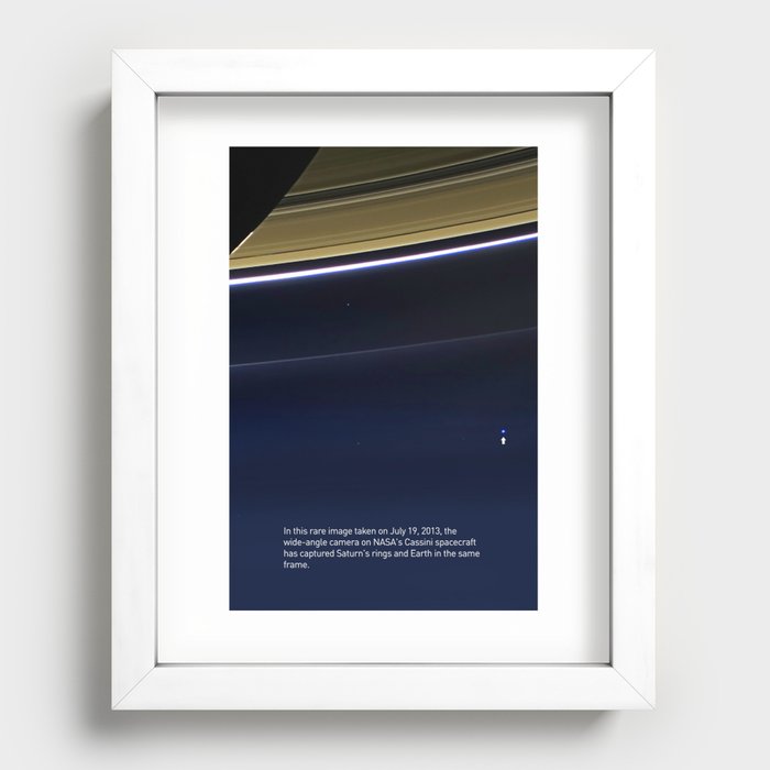 Pale Blue Dot — NASA Cassini, Saturn [HQ-quality] Art Print for Sale by  SynthWave1950