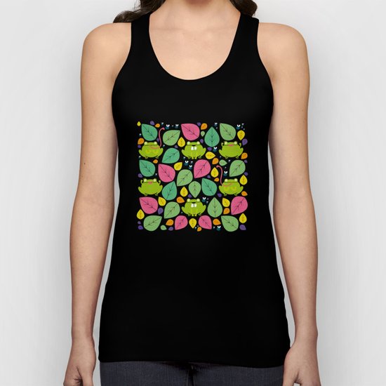 Frogs pattern Unisex Tank Top