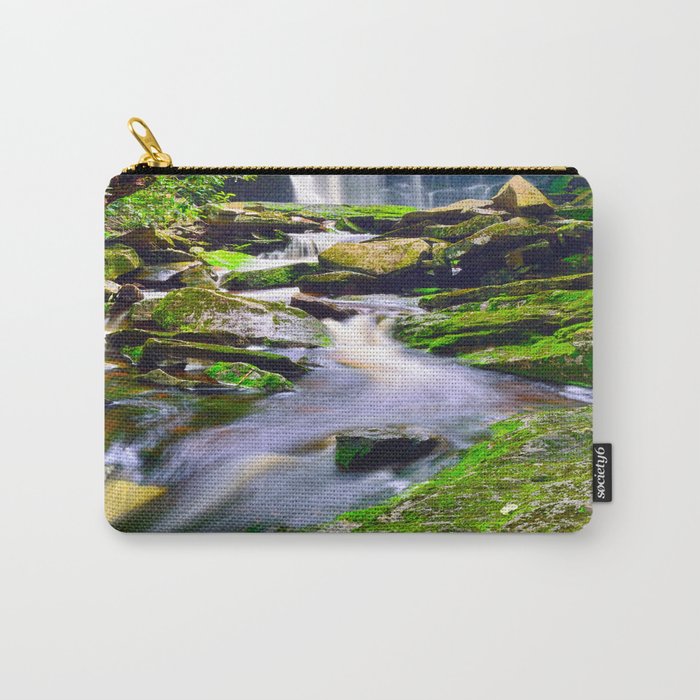 Blackwater Falls State Park Elakala Waterfall Nature West Virginia Landscape Forest Carry-All Pouch