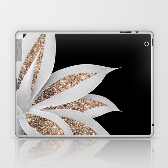 Agave Finesse Glitter Glam #6 #tropical #decor #art #society6 Laptop & iPad Skin