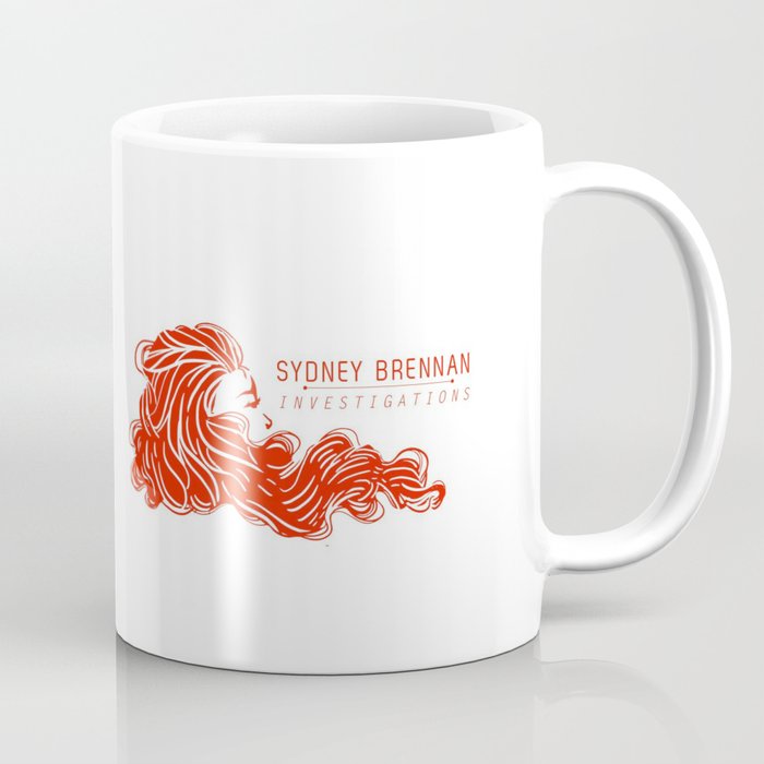 Sydney Brennan PJ Ninja Coffee Mug | Graphic-design, Sydney-brennan, Mystery-series, Private-investigator, Pi-series, Book-swag, Florida-mysteries, Female-sleuth, Female-detective