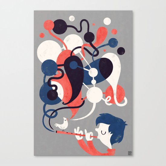 The musicians Canvas Print