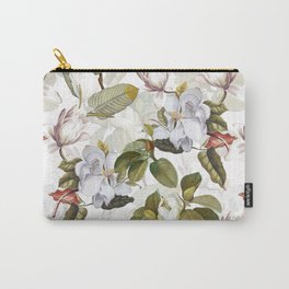 Vintage & Shabby Chic - Spring Flowers Magnolia Botanical Garden Carry-All Pouch