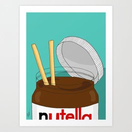 Sugar Crash No. 1: Nutella Art Print