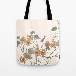 Winding flowers Tote Bag