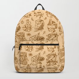 Food pattern Backpack