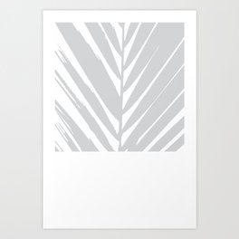 Tropical Grey Palm #society6 #decor #buyart Art Print