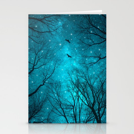 Stars Can't Shine Without Darkness Stationery Cards