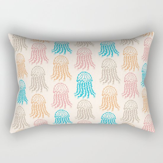 Pastel Marine Pattern 02 Rectangular Pillow