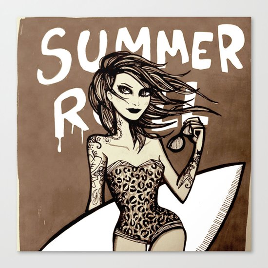 Summer Shakin' Canvas Print