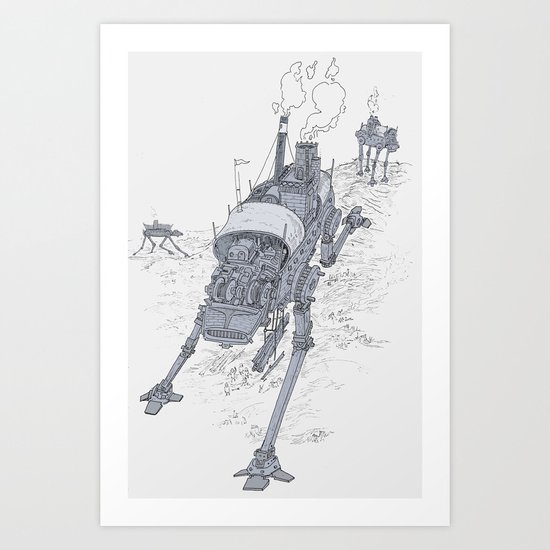 an even longer time ago Art Print