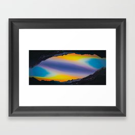 Water Color Reflections Framed Art Print