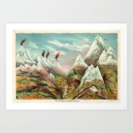 "View of Nature in Ascending Regions" by Levi Walter Yaggy, 1893 Art Print