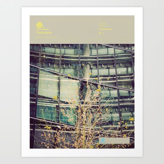 The Visual Mixtape 2010 | All Hour Cymbals | 21 / 25 Art Print