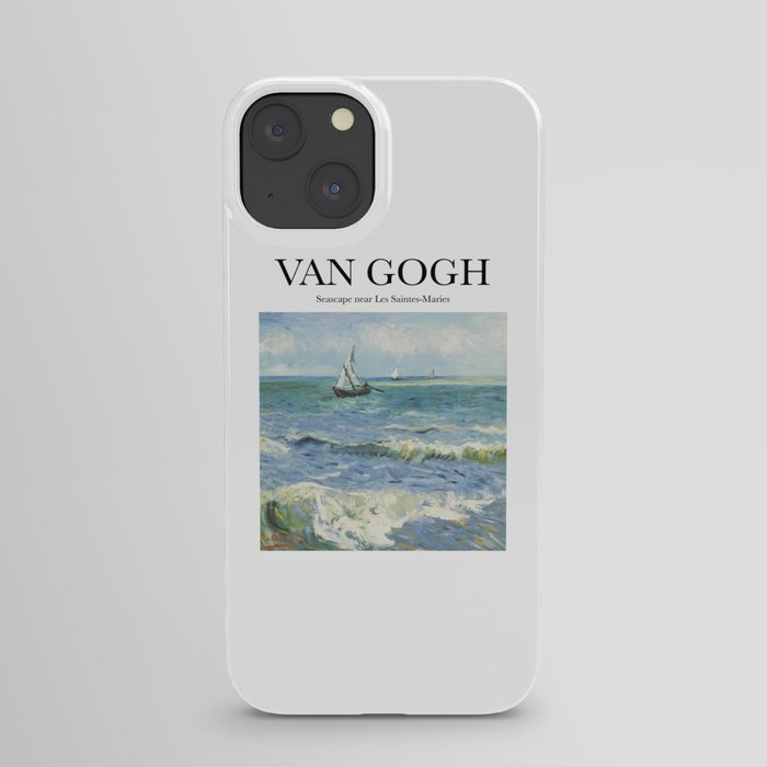 Van Gogh - Seascape near Les Saintes-Maries iPhone Case