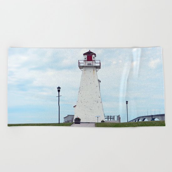 Marine Rail Park Range Light Beach Towel