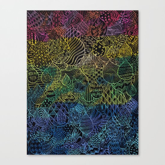 Drops Canvas Print