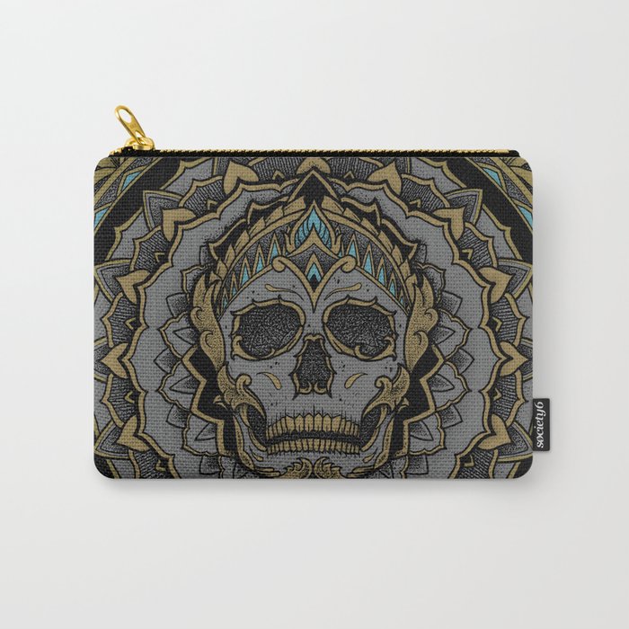 Ornamental Skull Carry-All Pouch