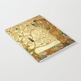Gustav Klimt The Tree Of Life Notebook