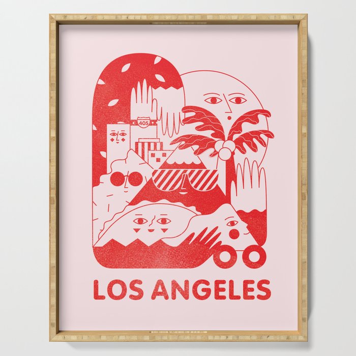 LOS ANGELES LOVE Serving Tray