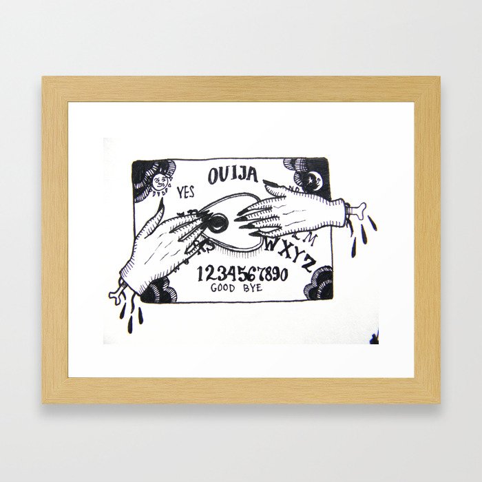 Ouija Framed Art Print