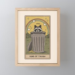 King of Trash Framed Mini Art Print