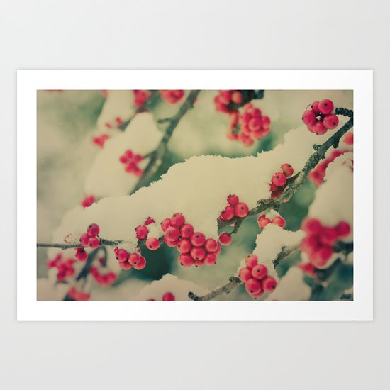 Winter Berry Art Print