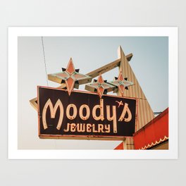 Moody's Jewelry, Tulsa 01 Art Print | Oklahoma, City, Travel, Town, American, Tourism, Architecture, Historic, Jewelry, Unitedstates 