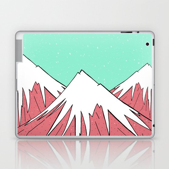 The mountains and the sky Laptop & iPad Skin