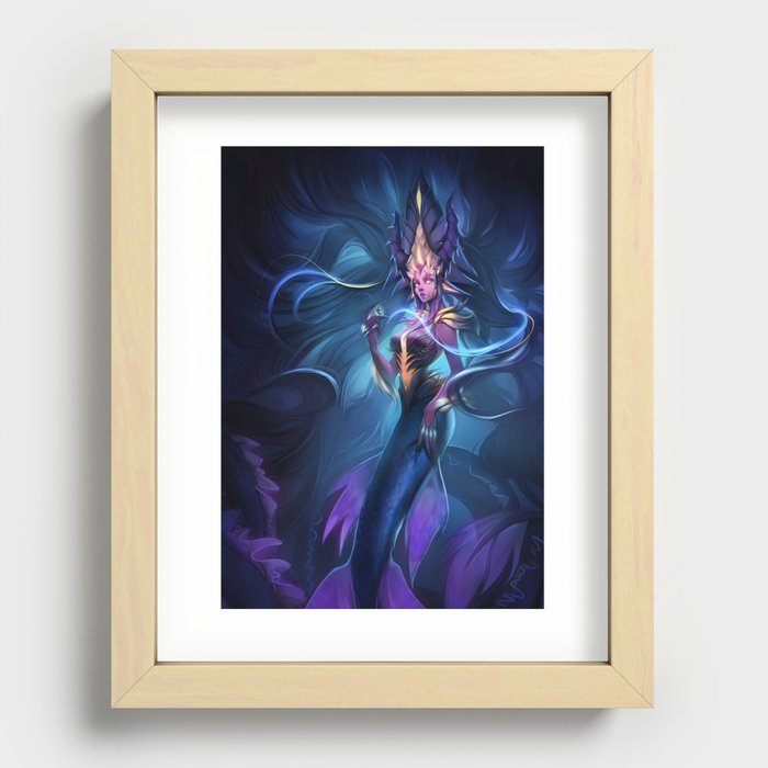 Queen of Mermaids Recessed Framed Print
