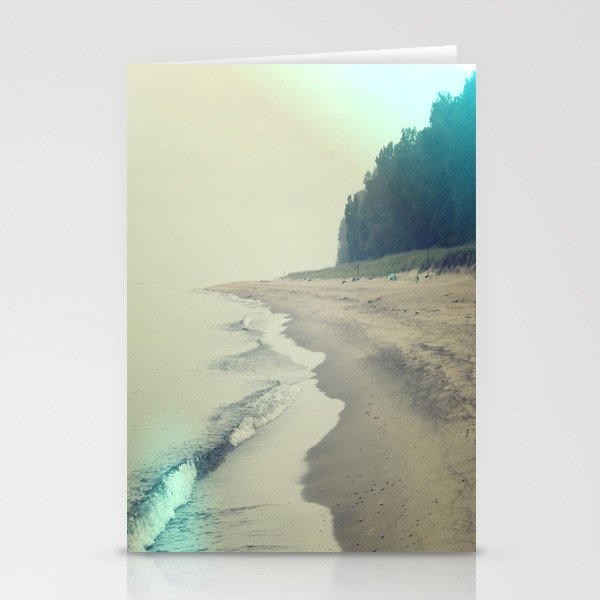 It was a foggy morning Stationery Cards