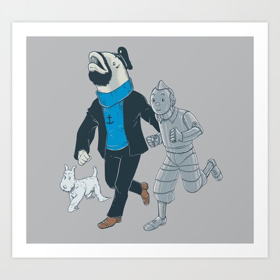 The Literal Adventures of... Art Print
