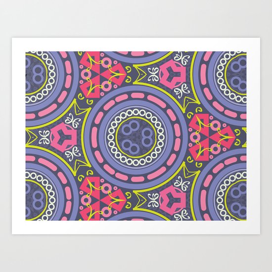 origami black hole Art Print