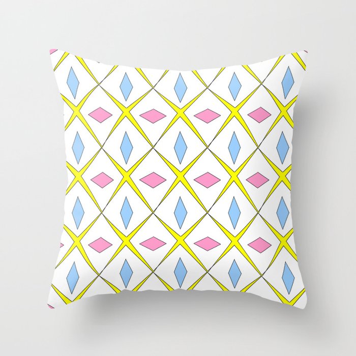 symetric patterns 24 -mandala,geometric,rosace,harmony,star,symmetry Throw Pillow