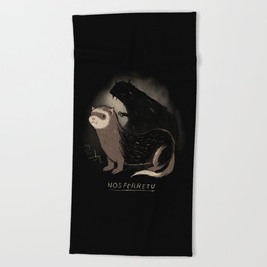 nosferretu Beach Towel