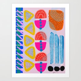 "Exclamation!" Abstract Art Print