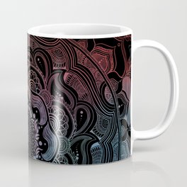 Night Mandala  Coffee Mug | Symmetry, Visuals, Mandalas, Magica, Magicmanda, Colored Pencil, Mistical, Trippy, Magic, Mandala 