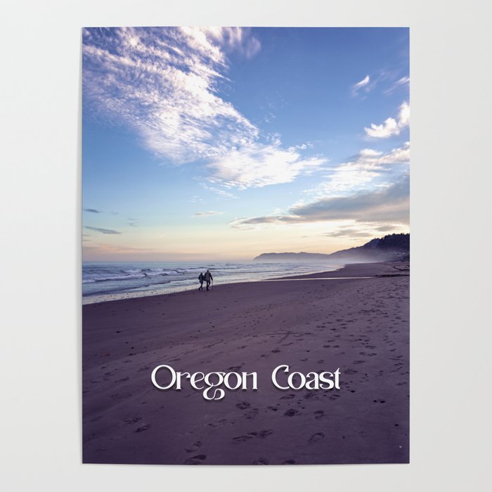 Walks on the Beach | Oregon Coast | Photography in the PNW Poster