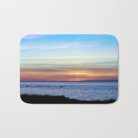 Sunset in the Clouds Bath Mat