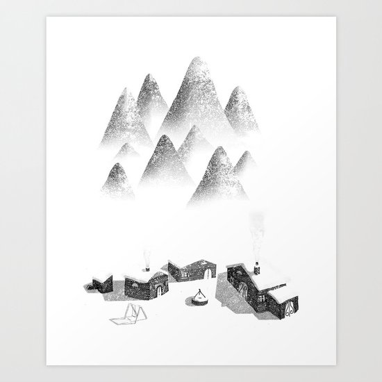 The Village Art Print