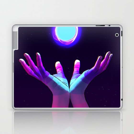 Psychedelic Energy Hands 7 (GIF) Laptop & iPad Skin
