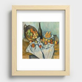 Paul Cézanne Basket of Apples Recessed Framed Print