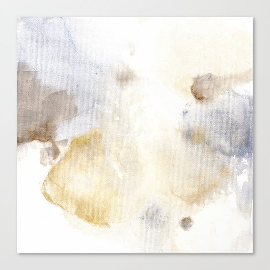 Bloom No. 3 Abstract watercolor floral Canvas Print