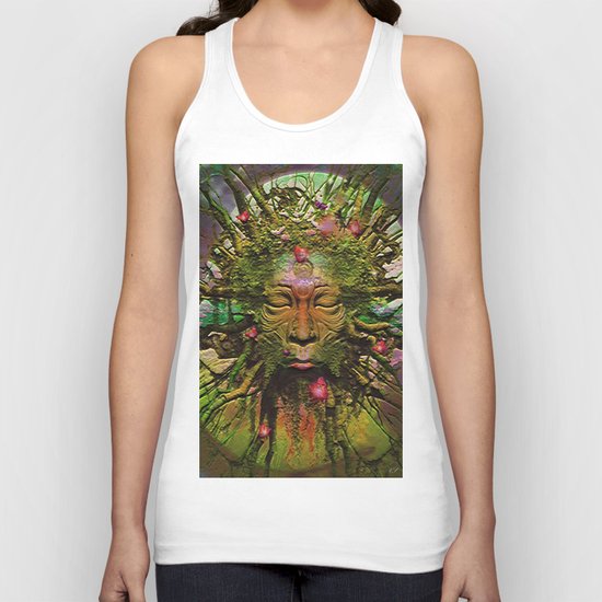 " The nature acts, the man makes. " Unisex Tank Top