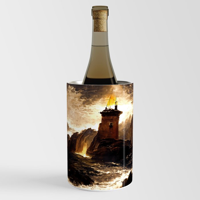 A lighthouse in the storm Wine Chiller