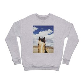 Cloudy Horse Head Crewneck Sweatshirt