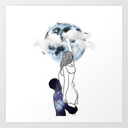 The true meaning of love. Art Print
